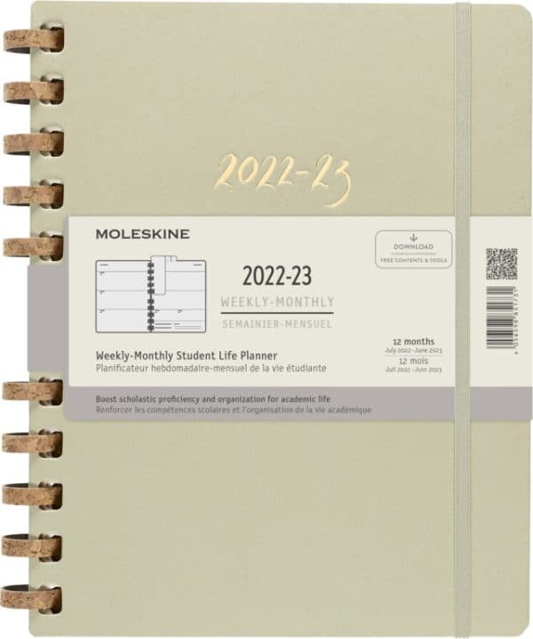 Agenda 2022-2023 student life color kiwi