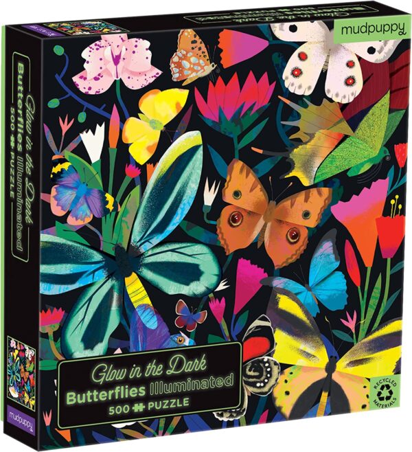 Butterflies Illuminated glow in the dark 500 piece puzzle